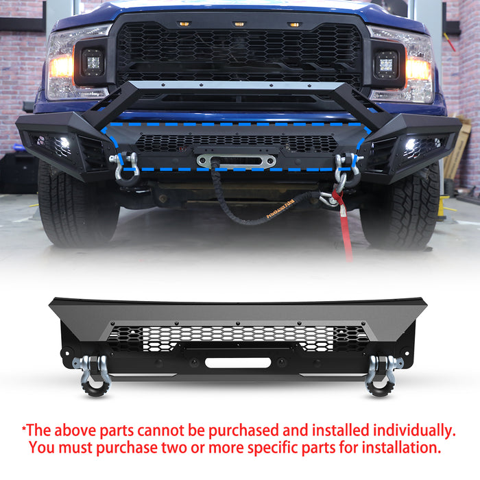 WOLFSTORM Front Bumper For Ford 2018 2019 2020 F-150 Pickup Trucks (Excluding Raptor)