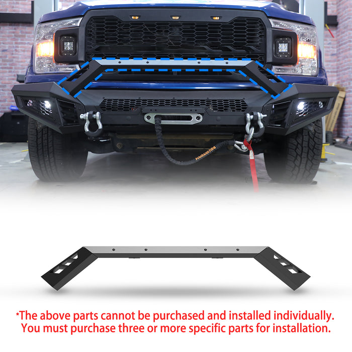 WOLFSTORM Offroad Front Bumper For Ford F-150 2018 2019 2020 Pickup Trucks (Excluding Raptor)