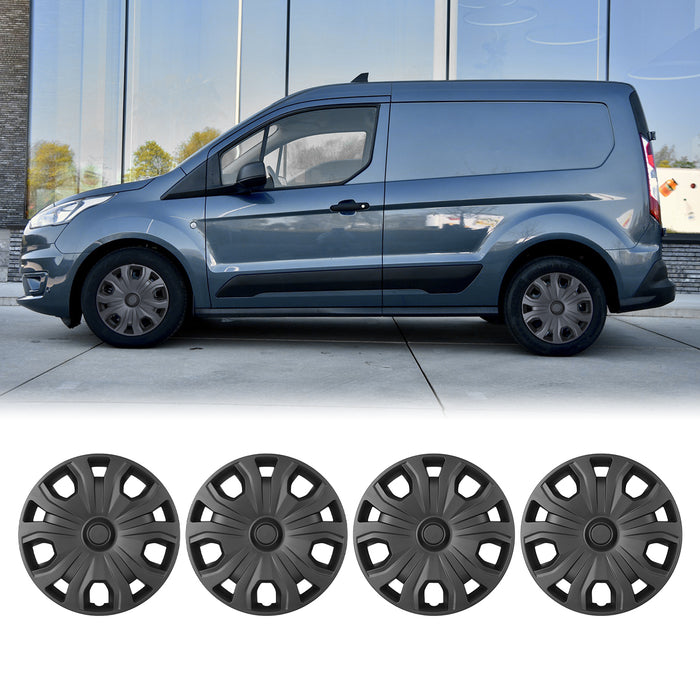 WOLFSTORM 4-Pack 16 Inch Wheel Rim Cover Hubcaps for 2014-2023 Ford Transit Connect