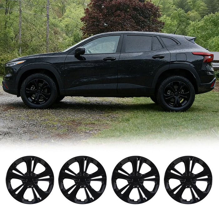 WOLFSTORM 4-Pack 17 Inch Wheel Rim Cover Hubcaps for 2024-2026 Chevy Trax