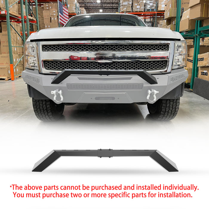WOLFSTORM Front Bumper for 2007-2013 Chevy Silverado 1500 Multiple combinations are available for selection