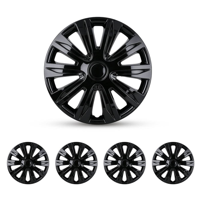 WOLFSTORM 16 inch Universal Hubcaps Wheel Cover for Chevy Dodge Ford Honda KIA Nissan Toyota