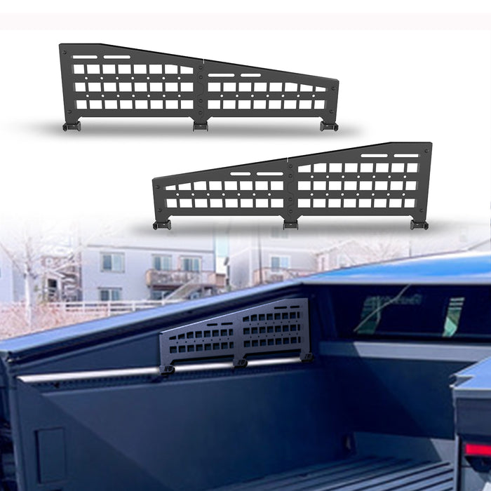 WOLFSTORM Metal Molle Panel Accessories（2 PCS）, Compatible with Tesla Cybertruck Accessories, Suitable for Tesla Cybertruck 2024 2025