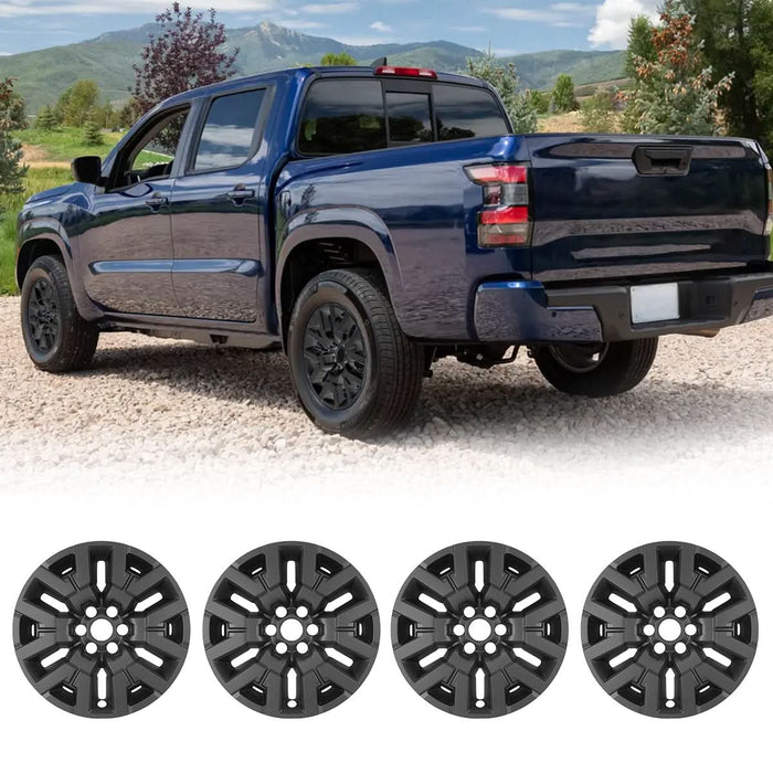 WOLFSTORM 4-Pack 17 Inch Wheel Rim Cover Hubcaps for 2022-2026 NISSAN FRONTIER