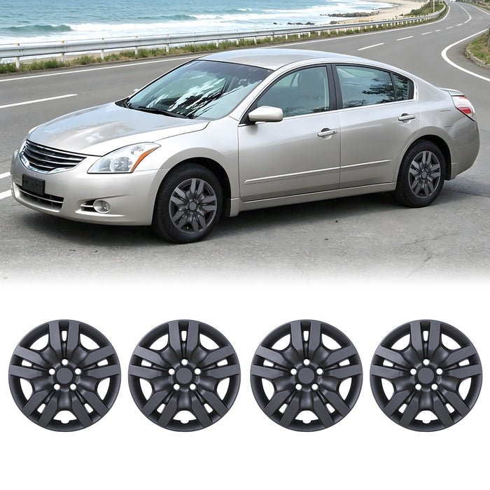 WOLFSTORM 4-Pack 16 Inch Wheel Rim Cover Hubcaps for 2007-2012 Nissan Altima & 2008-2009 Nissan Altima Coupe