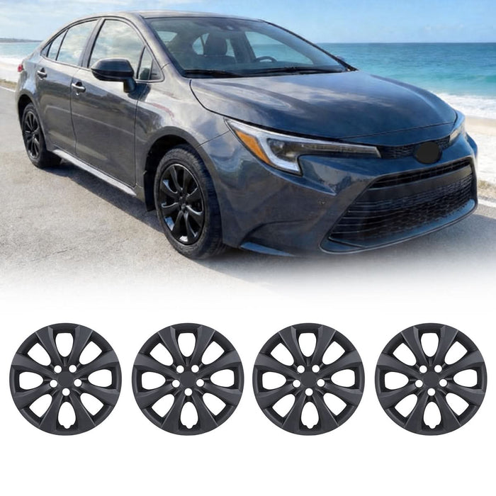 WOLFSTORM 4-Pack 16 Inch Wheel Rim Cover Hubcaps for 2020-2026 TOYOTA COROLLA