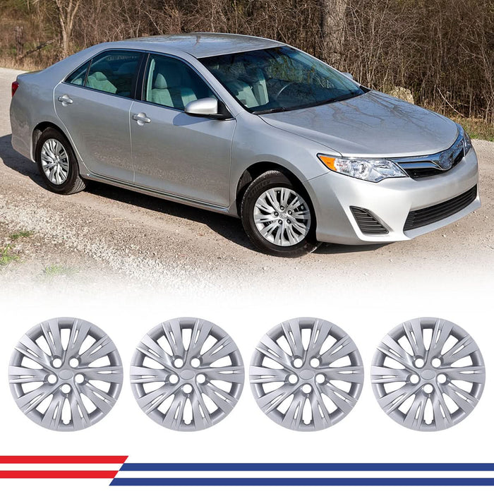 WOLFSTORM 4-Pack 16 Inch Wheel Rim Cover Hubcaps for 2012-2014 TOYOTA CAMRY