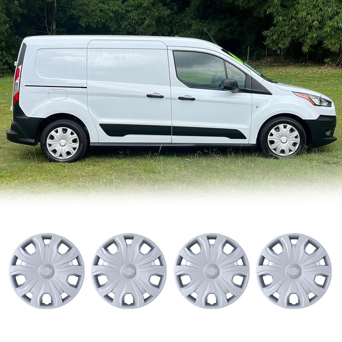 WOLFSTORM 4-Pack 16 Inch Wheel Rim Cover Hubcaps for 2014-2023 Ford Transit Connect