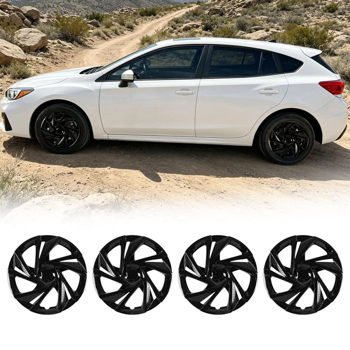 WOLFSTORM 4-Pack 16 Inch Wheel Rim Cover Hubcaps for 2017-2023 SUBARU IMPREZA SEDAN/WAGON