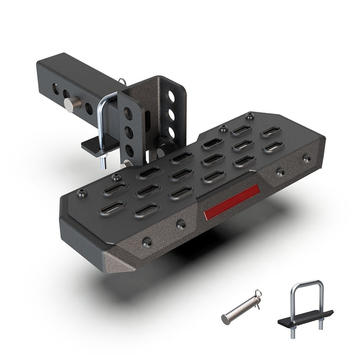 Wolfstorm Universal Hitch Step Fit for Pickup Truck Car SUV（Adjustable）