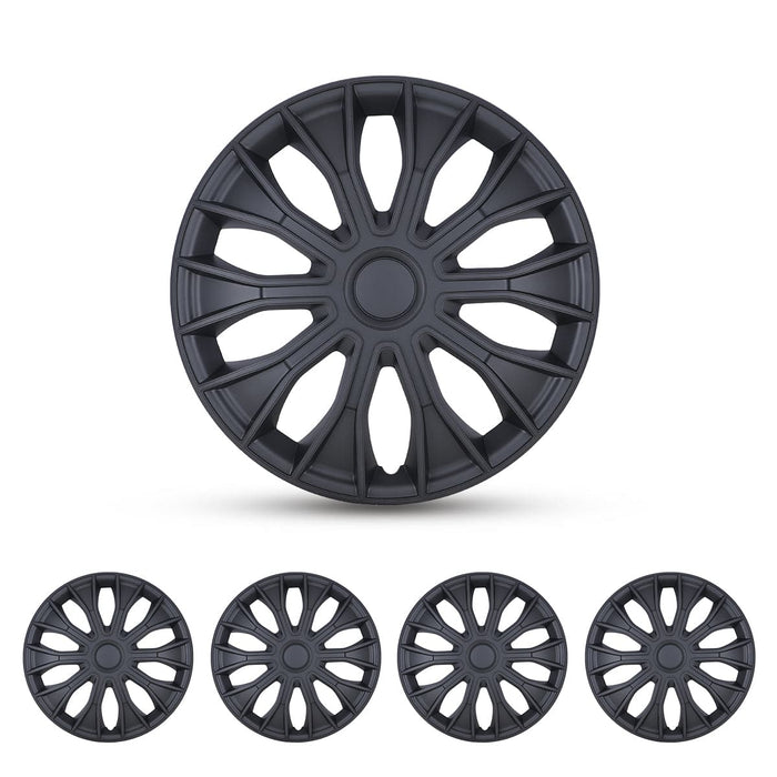 WOLFSTORM Universal Hubcaps Wheel Cover- Style #5086