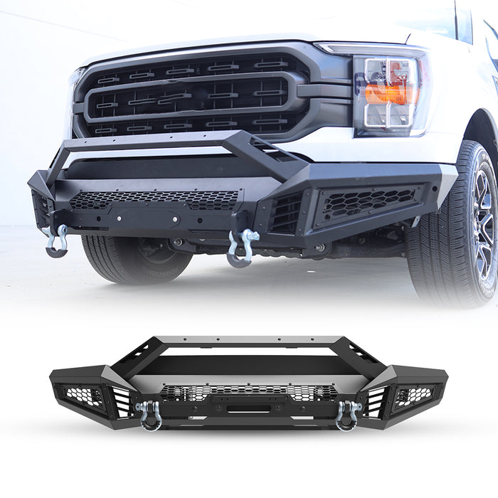 WOLFSTORM Offroad Front Bumper For Ford F-150 2018 2019 2020 Pickup Trucks (Excluding Raptor)