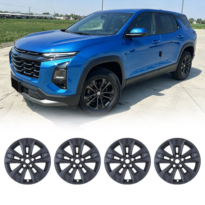WOLFSTORM 4-Pack 17 Inch Wheel Rim Cover Hubcaps for 2025-2026 CHEVROLET EQUINOX LT Model