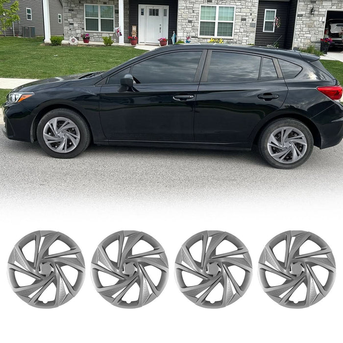 WOLFSTORM 4-Pack 16 Inch Wheel Rim Cover Hubcaps for 2017-2023 SUBARU IMPREZA SEDAN/WAGON