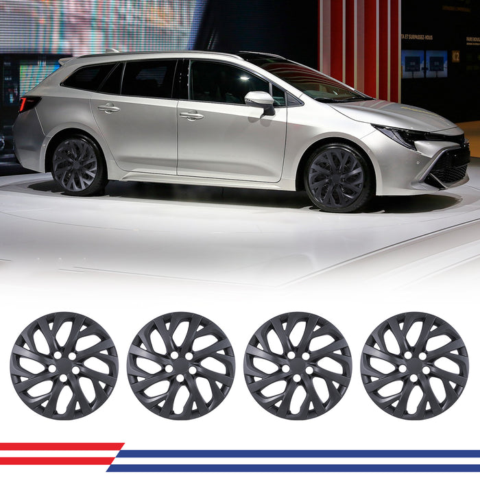 WOLFSTORM 16 Inch Hubcaps Wheel Cover Fit for 2017-2019 TOYOTA COROLLA