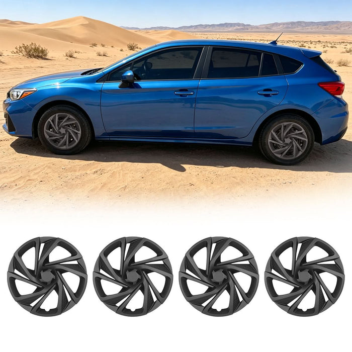 WOLFSTORM 4-Pack 16 Inch Wheel Rim Cover Hubcaps for 2017-2023 SUBARU IMPREZA SEDAN/WAGON