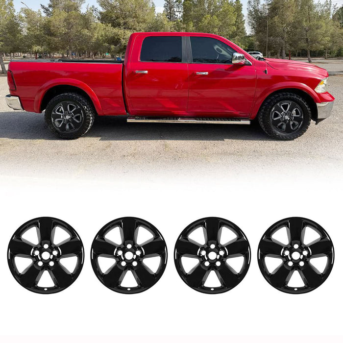 WOLFSTORM 4-Pack 20 Inch Wheel Rim Cover Hubcaps for 2013-2023 DODGE RAM 1500