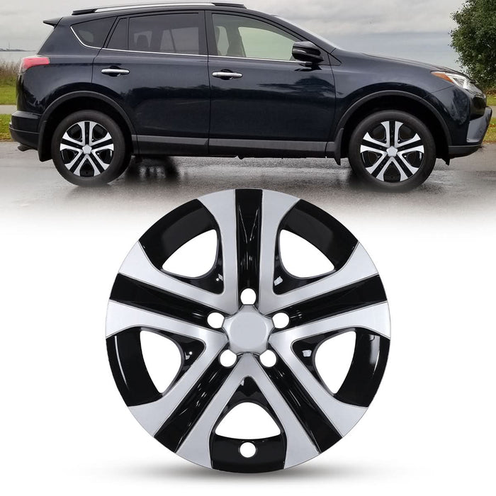 WOLFSTORM 4-pack or 1-piece 17 Inch Wheel Rim Cover Hubcaps