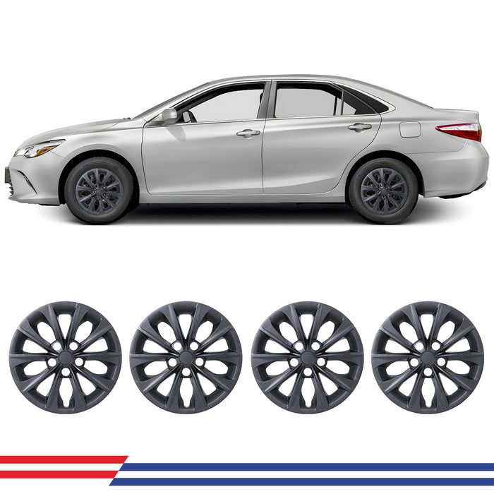 WOLFSTORM 16 Inch Hubcaps Wheel Cover Fit for 2015-2017 TOYOTA CAMRY & 2015-2017 TOYOTA CAMRY HYBRID