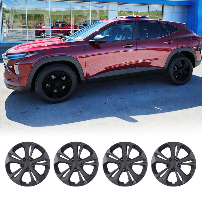 WOLFSTORM 4-Pack 17 Inch Wheel Rim Cover Hubcaps for 2024-2026 Chevy Trax
