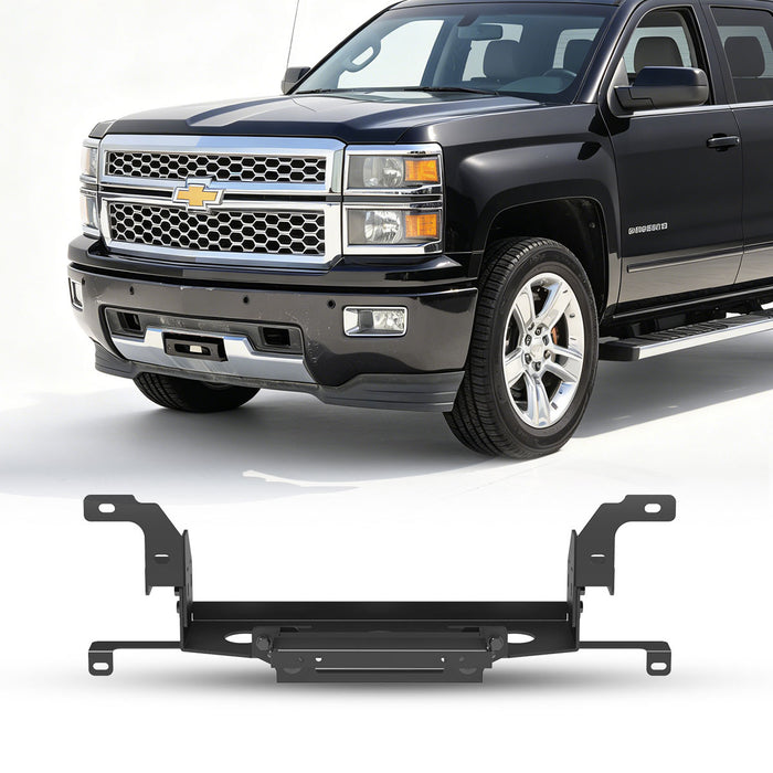WOLFSTORM Front Hidden Winch Plate for 2014-2015 Chevy Silverado 1500
