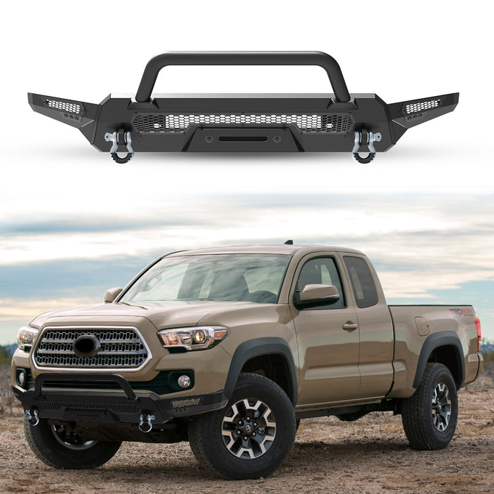 WOLFSTORM Front Bumper Compatible with 2016-2023 Toyota Tacoma - WOLFSTORM