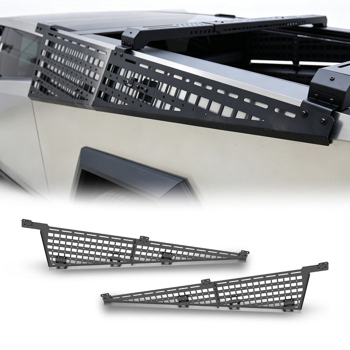 WOLFSTORM Metal Molle Panel Accessories（2 PCS）, Suitable for Tesla Cybertruck 2024 - 2026