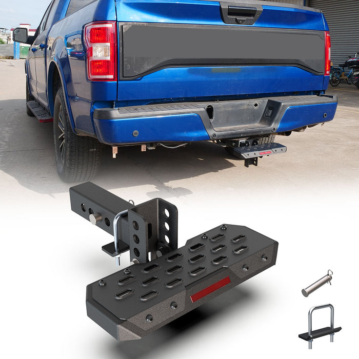 Wolfstorm Universal Hitch Step Fit for Pickup Truck Car SUV（Adjustable）