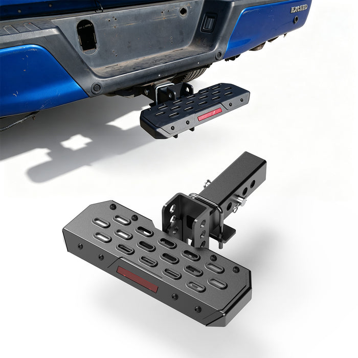 Wolfstorm Universal Hitch Step Fit for Pickup Truck Car SUV（Adjustable）