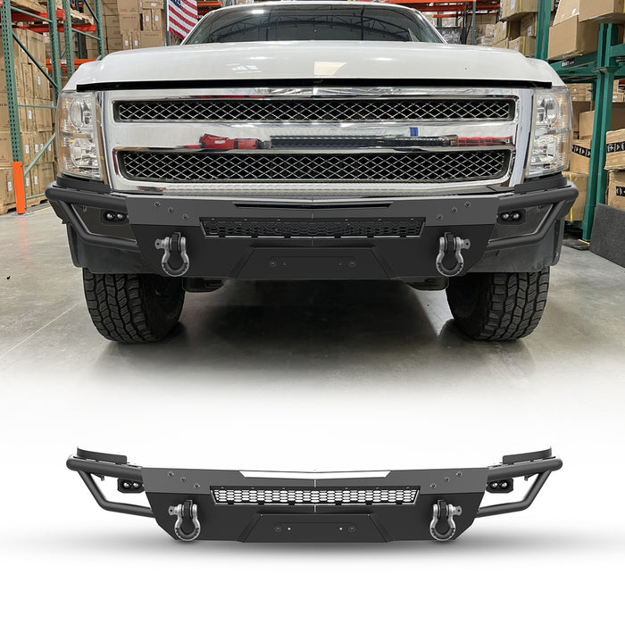 WOLFSTORM Front Bumper for 2007-2013 Chevy Silverado 1500 Multiple combinations are available for selection