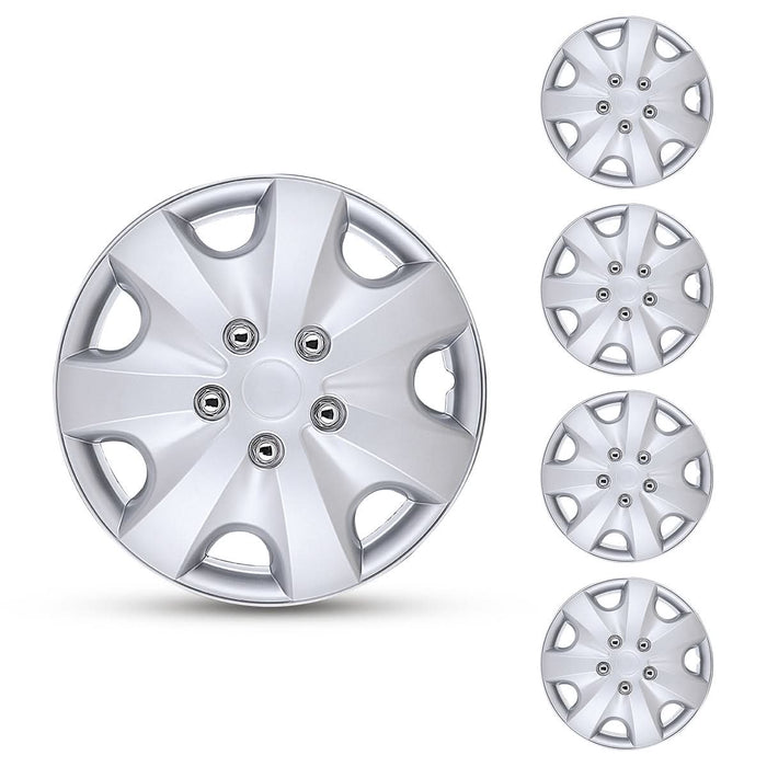 WOLFSTORM 4-Pack 14 Inch Universal Wheel Rim Cover Hubcaps