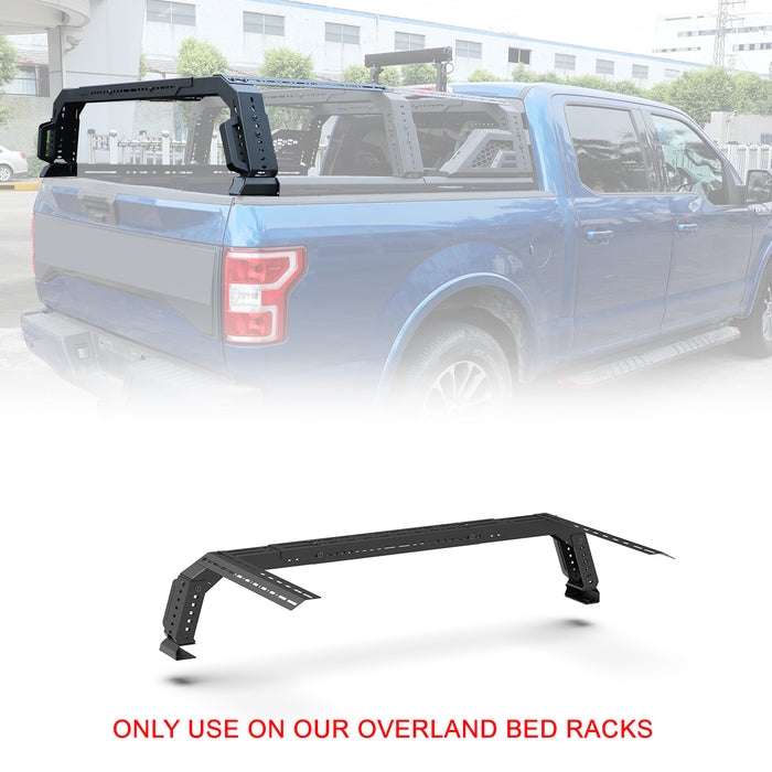 WOLFSTORM Roll Bar Universal Fit for Full-size Pickup Trucks, Modular, Adjustable Overland Bed Rack