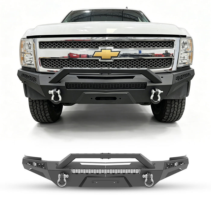 WOLFSTORM Front Bumper for 2007-2013 Chevy Silverado 1500 Multiple combinations are available for selection