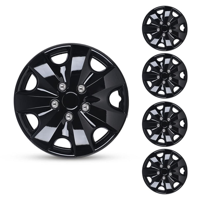 WOLFSTORM 4-Pack 16 Inch Universal Hubcaps for Steel Wheel Rims Cover