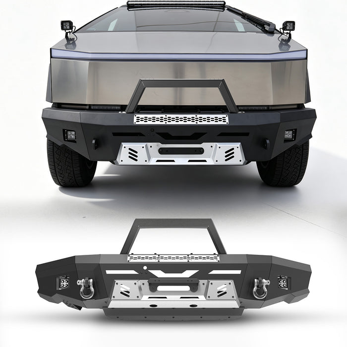 Wolfstorm Front Bumper Assembly Fits for 2024-2026 Tesla Cybertruck