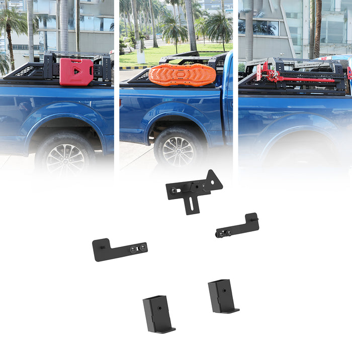WOLFSTORM Roll Bar Universal Fit for Full-size Pickup Trucks, Modular, Adjustable Overland Bed Rack