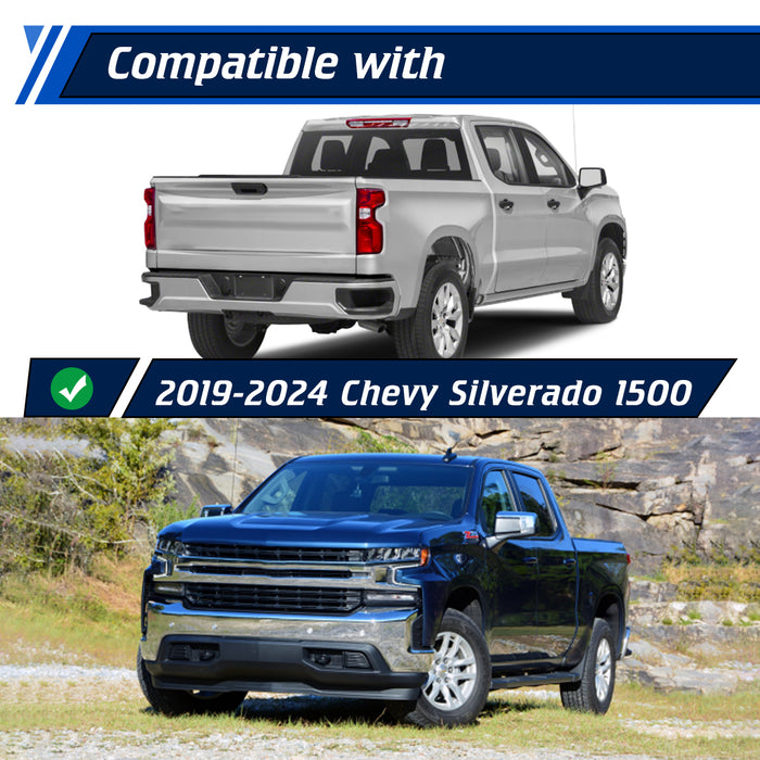 WOLFSTORM Rear Bumper for 2019-2026 Chevrolet Silverado 1500 and GMC Sierra 1500
