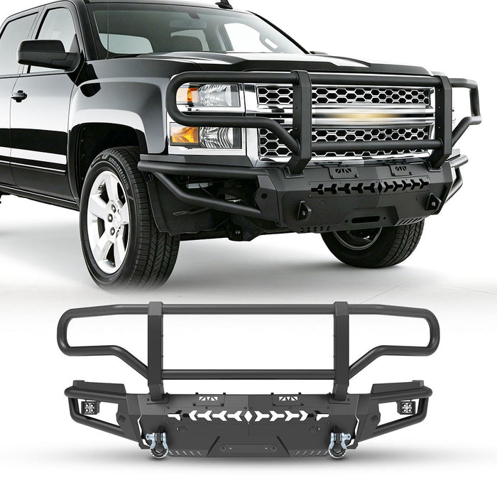 WOLFSTORM Front Bumper for 2014-2015 Chevy Silverado 1500