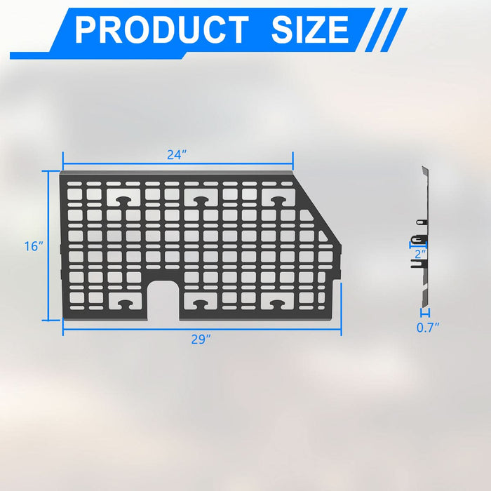 Wolfstorm Rear Under Seat Molle Panel Compatible with 2024-2026 Toyota Tacoma