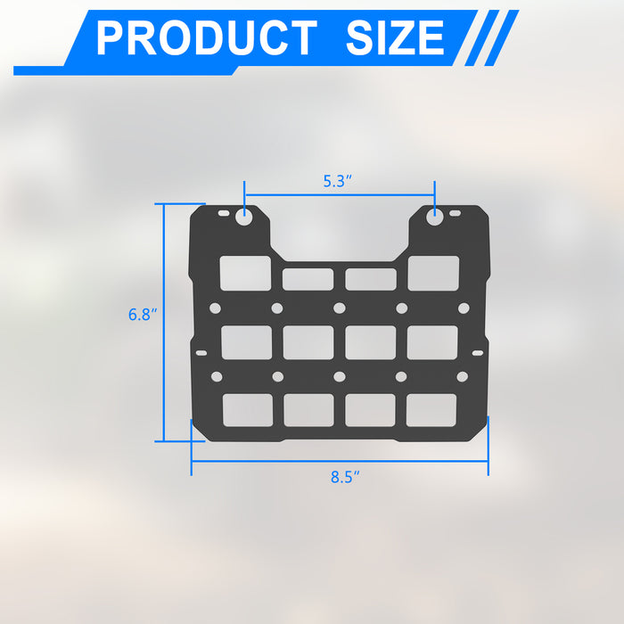 Center-Console Molle Panel Fit for 2024-2026 Toyota Tacoma From Wolfstorm