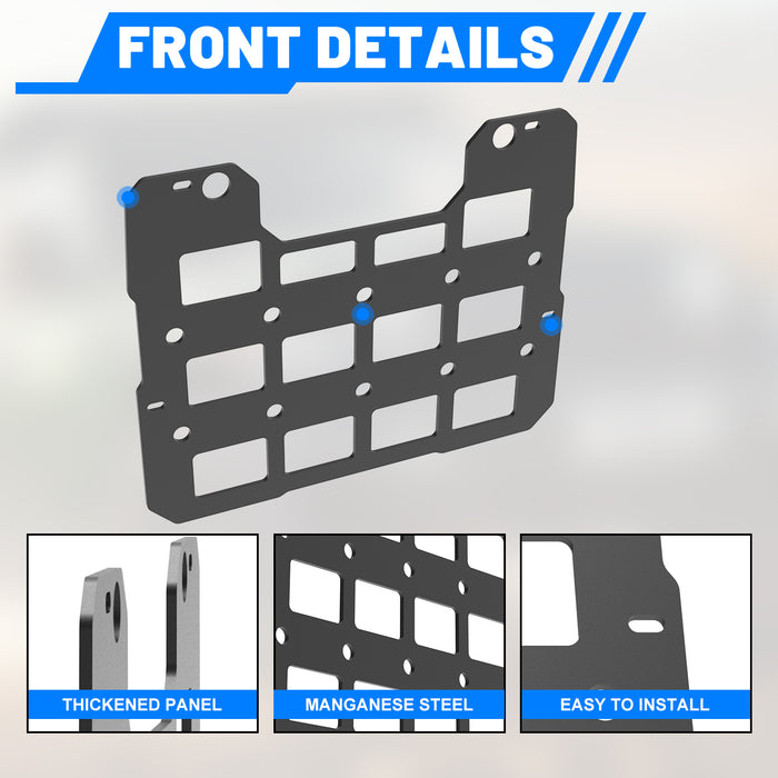 Center-Console Molle Panel Fit for 2024-2026 Toyota Tacoma From Wolfstorm