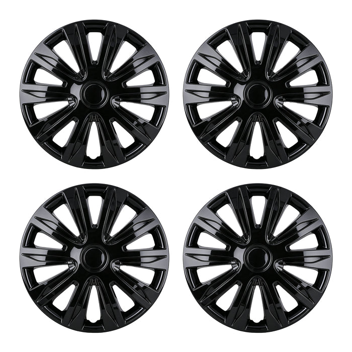 WOLFSTORM 15 inch Universal Hubcaps Wheel Cover for Chevy Buick Volkswagen Ford Honda Toyota