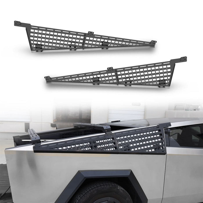 WOLFSTORM Metal Molle Panel Accessories（2 PCS）, Compatible with Tesla Cybertruck Accessories, Suitable for Tesla Cybertruck 2024 2025