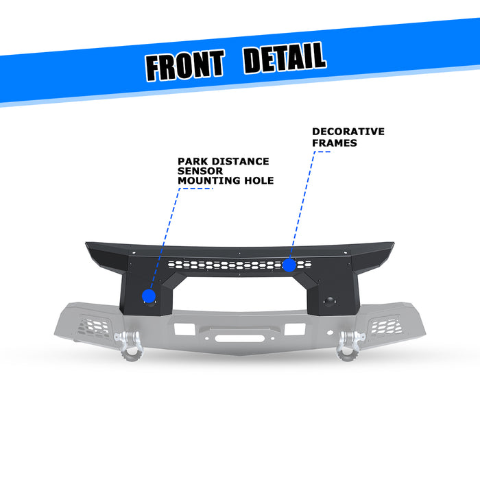 Pare-chocs avant WOLFSTORM pour Chevrolet Silverado 1500 2019-2021