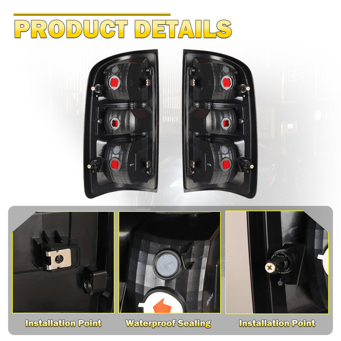 WOLFSTORM Tail Light Assembly for 2015-2022 Chevy Colorado