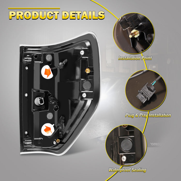 WOLFSTORM LED Sequential Taillights Assembly for 2009-2014 Ford F-150