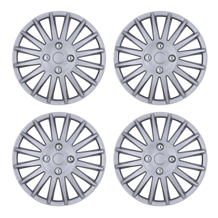 WOLFSTORM 16" Universal Hubcaps Wheel Cover- Style #5019 - WOLFSTORM