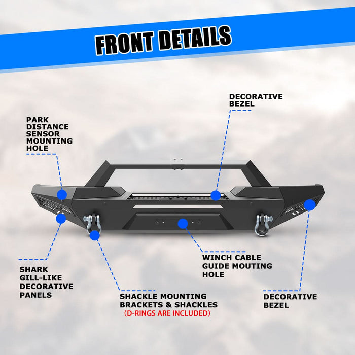 WOLFSTORM Front Bumper for Toyota Tundra 2022-2026