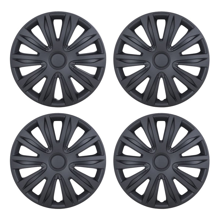 WOLFSTORM 4-Pack 14 Inch Universal Hubcaps for Steel Wheel Rims Cover