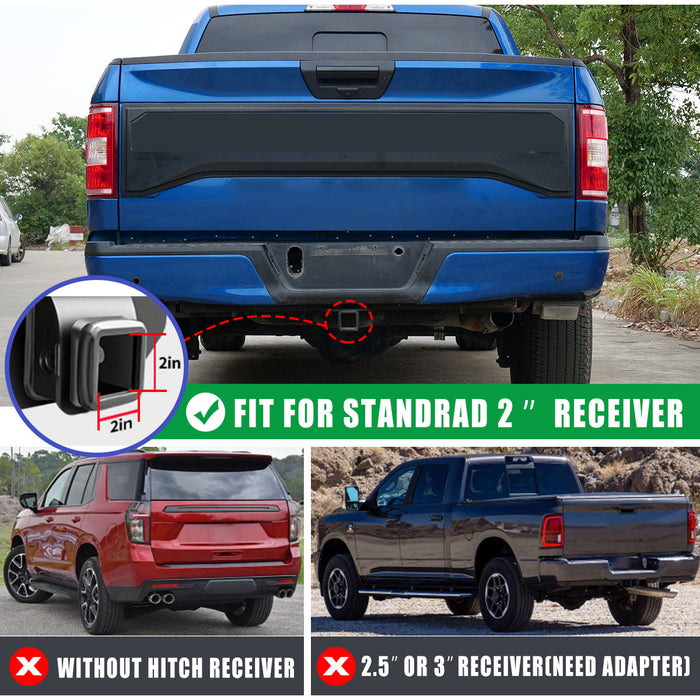Wolfstorm Universal Hitch Step Fit for Pickup Truck Car SUV（Adjustable）